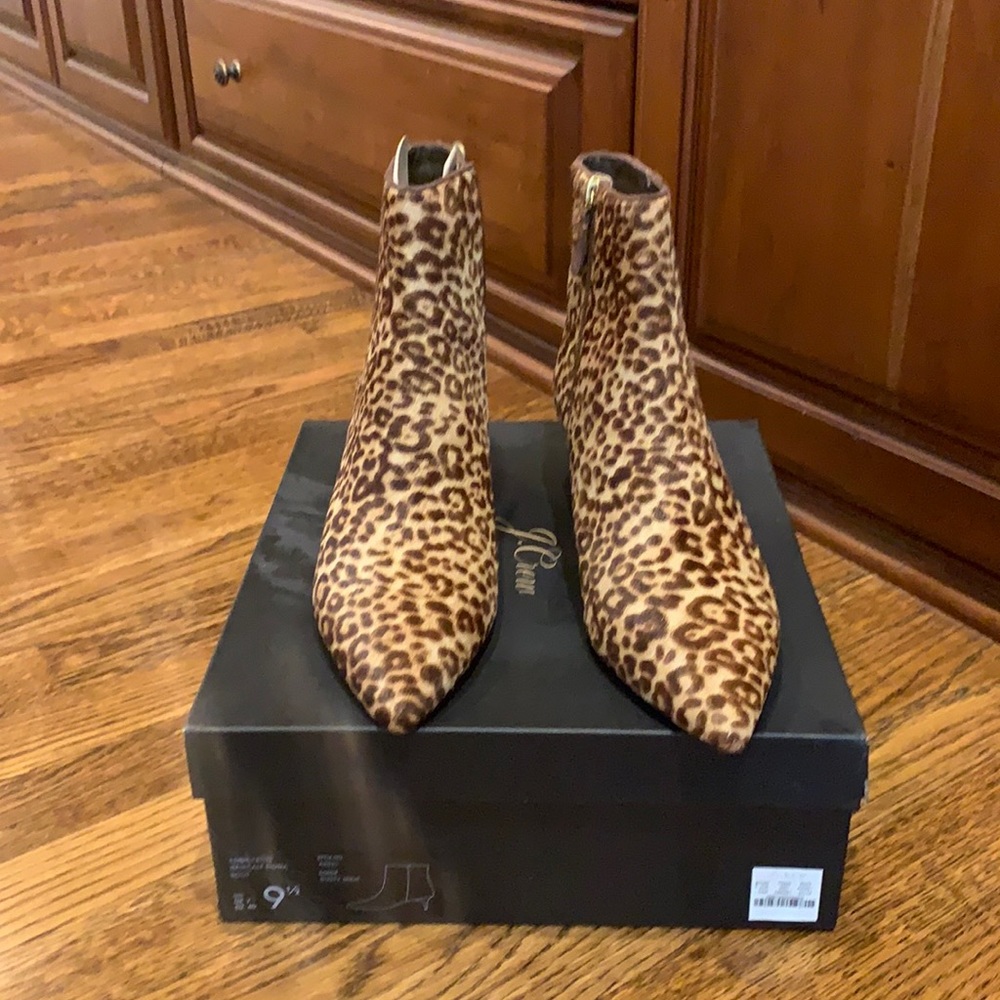 JCrew 45mm Petite Haircalf Fiona Boot - Size 9.5